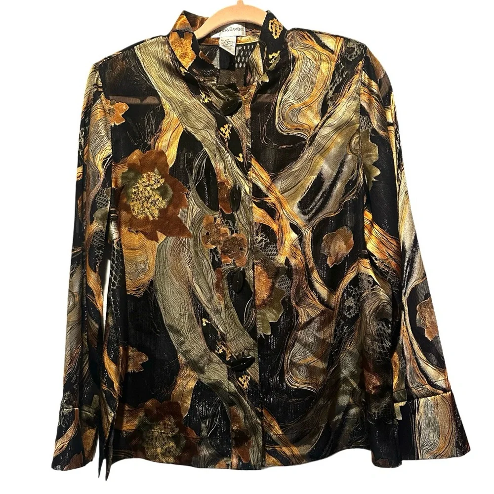 Drapers&damons top‎ size m sheer